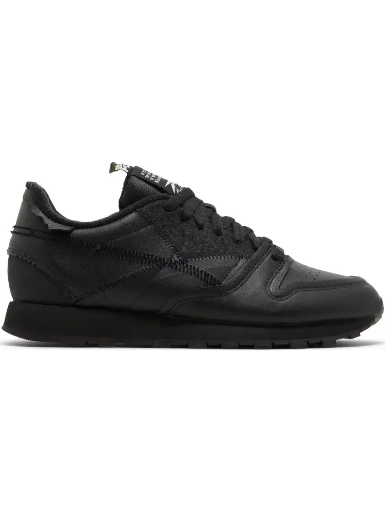 Кроссовки maison margiela x classic leather 'memory of - black' Reebok — изображение 1 из 8, черный