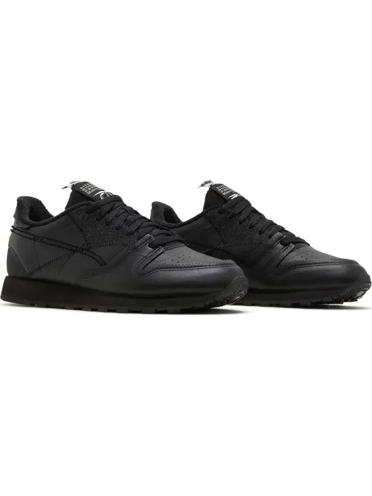 Кроссовки maison margiela x classic leather 'memory of - black' Reebok — изображение 8 из 8, черный