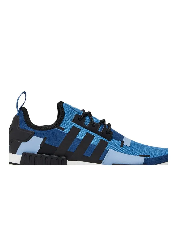 Кроссовки adidas Pharrell x NMD_R1 'Focus Blue' — изображение 3 из 9, синий/черный