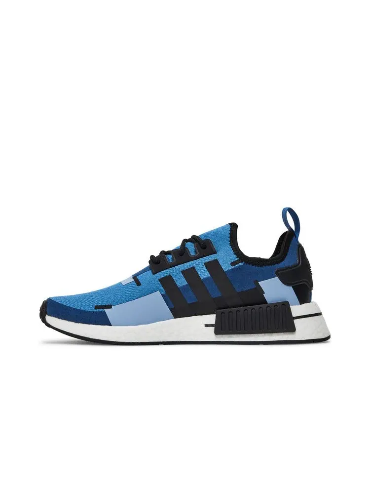 Кроссовки adidas Pharrell x NMD_R1 'Focus Blue' — изображение 4 из 9, синий/черный