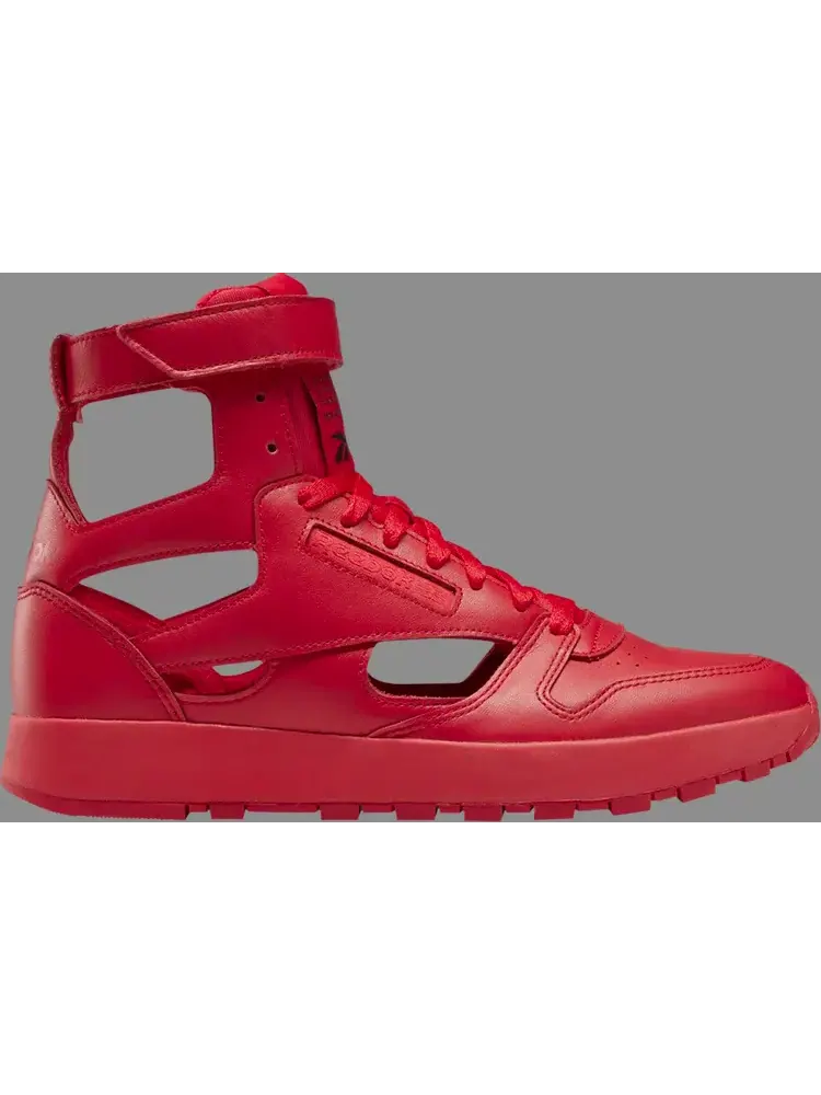 Кроссовки maison margiela x classic leather tabi high 'vector red' Reebok — изображение 1 из 1, красный