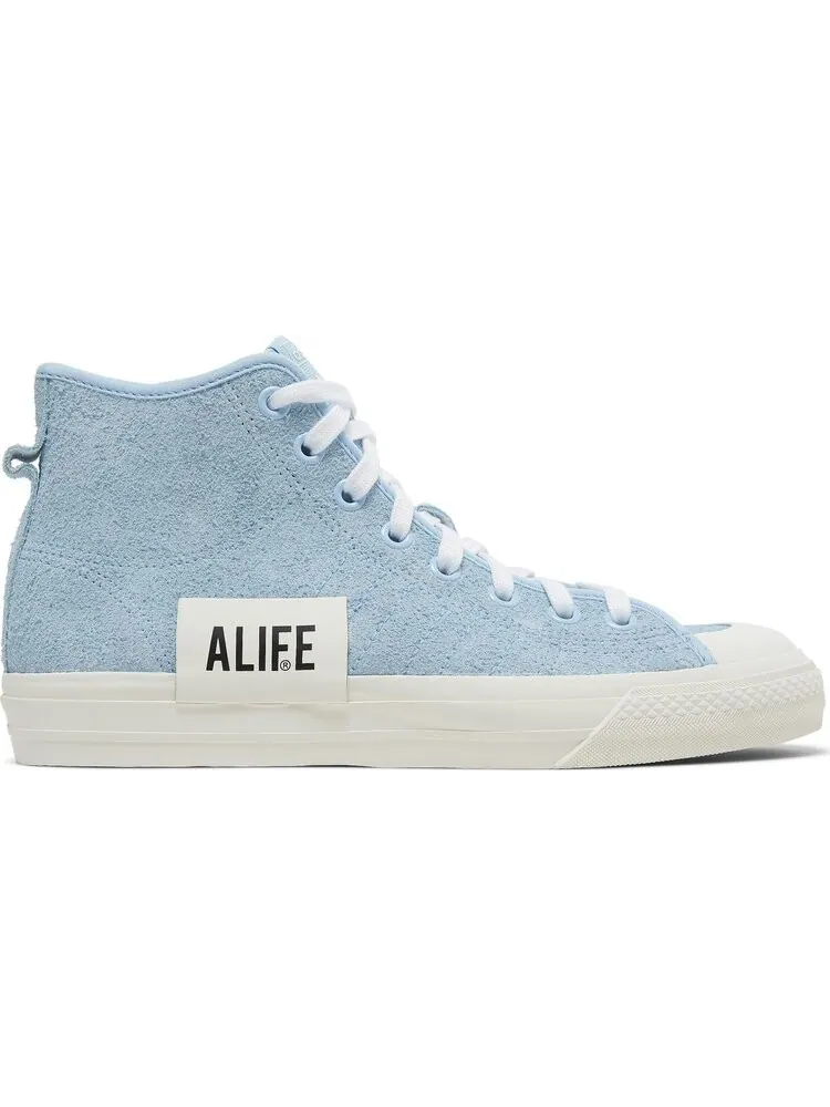 Кроссовки Adidas Alife x Nizza High Unisex 'Clear Sky' — изображение 2 из 8, синий