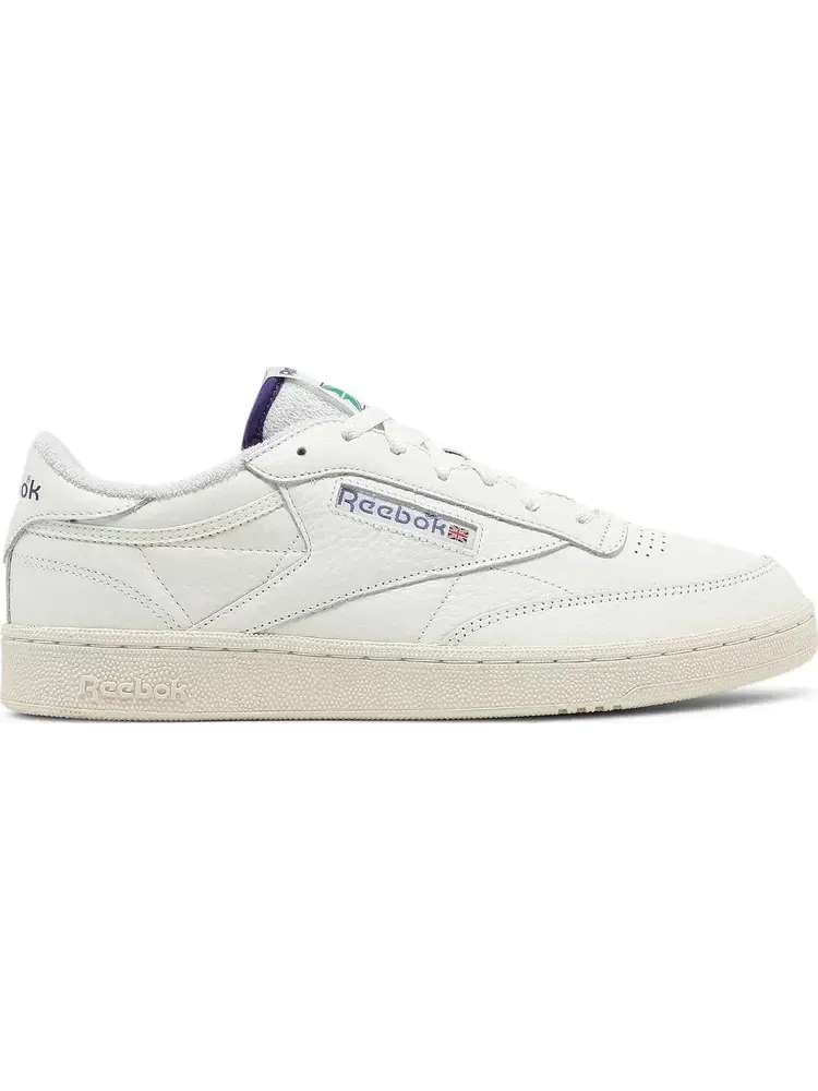 Кроссовки club c 85 'chalk bold purple' Reebok — изображение 1 из 8, белый