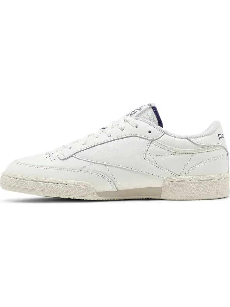 Кроссовки club c 85 'chalk bold purple' Reebok — изображение 3 из 8, белый