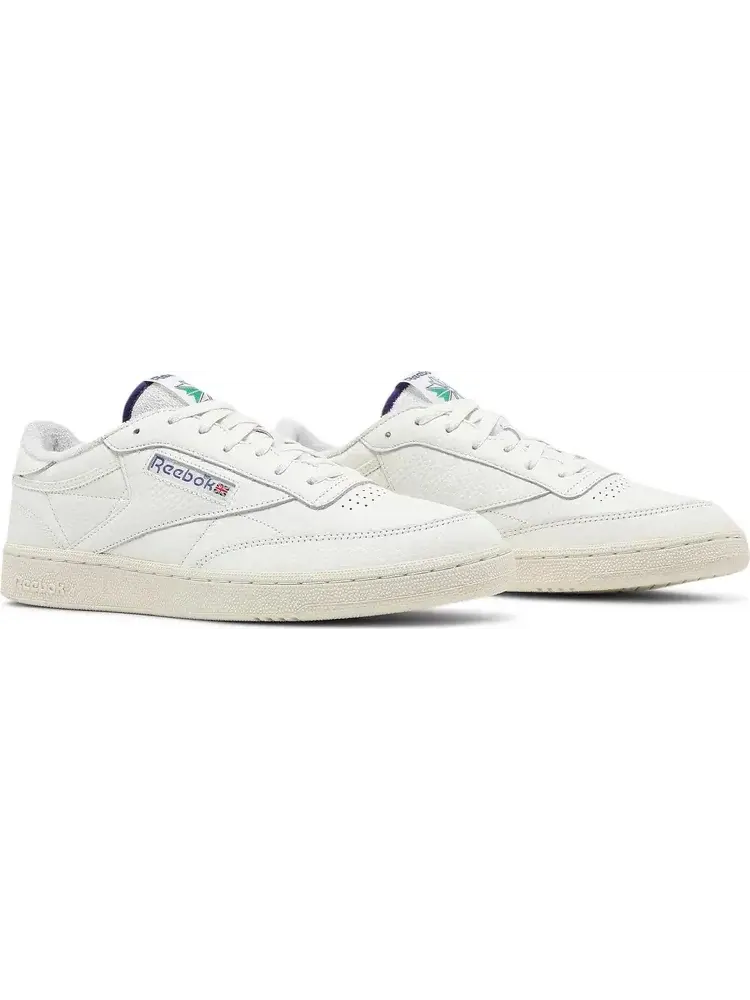 Кроссовки club c 85 'chalk bold purple' Reebok — изображение 8 из 8, белый