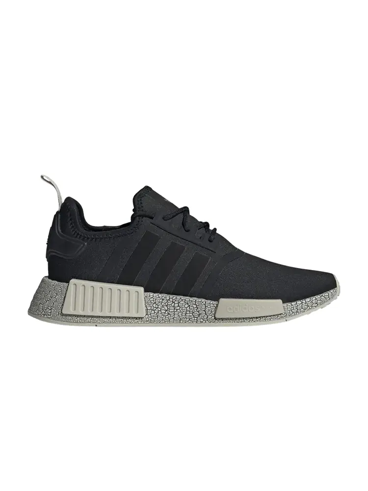 Кроссовки adidas NMD_R1 'Cracked - Black Bliss' — изображение 1 из 1, черный/черный