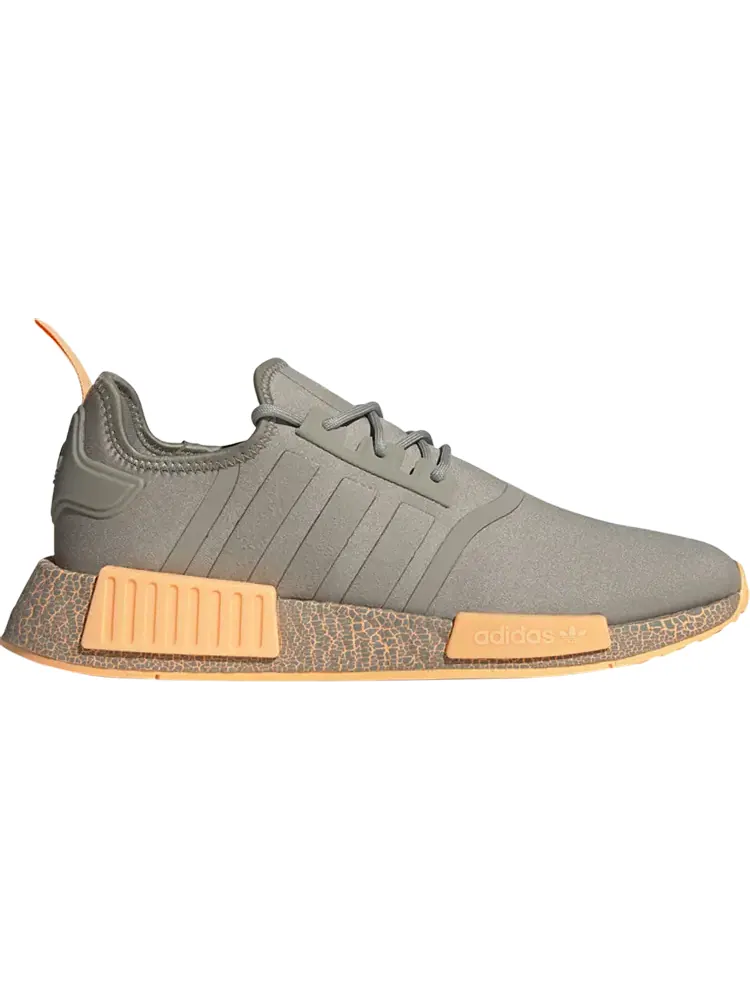 Кроссовки Adidas NMD_R1 'Grey Acid Orange' — изображение 1 из 1, серый
