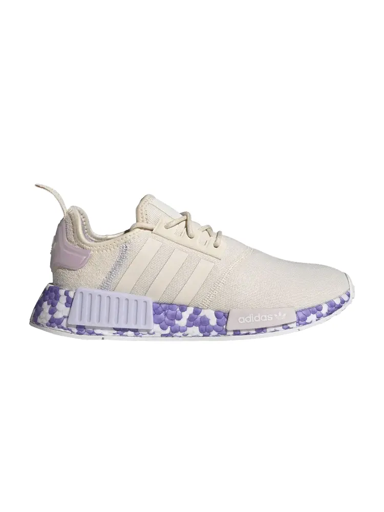 Кроссовки adidas Wmns NMD_R1 'Color Splash - Wonder White Purple Tint' — изображение 1 из 1, белый/белый/фиолетовый