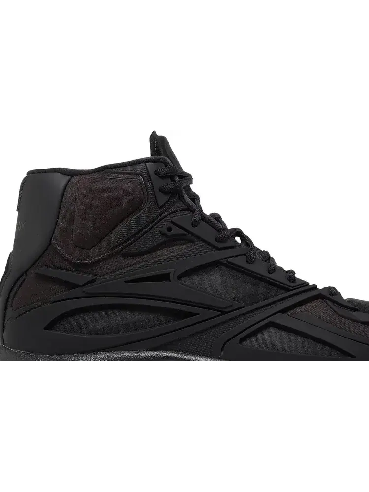 Кроссовки kanghyuk x premier road modern mid 'triple black' Reebok — изображение 2 из 8, черный