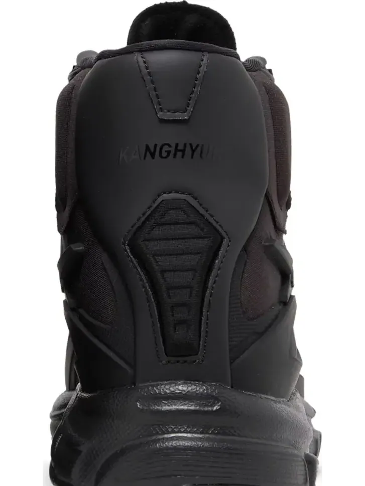 Кроссовки kanghyuk x premier road modern mid 'triple black' Reebok — изображение 7 из 8, черный