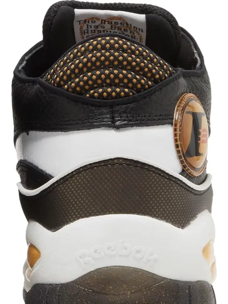 Кроссовки the answer dmx 'black white gold' 2022 Reebok — изображение 7 из 8, черный