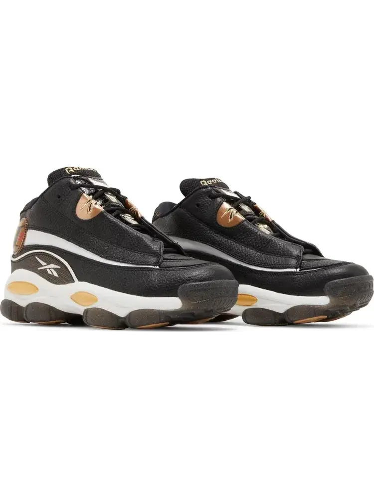 Кроссовки the answer dmx 'black white gold' 2022 Reebok — изображение 8 из 8, черный