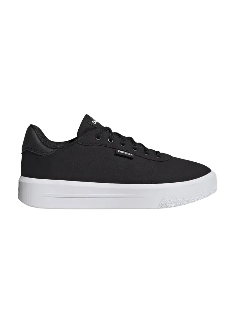 Кроссовки adidas Wmns Court Platform CLN Black White — изображение 1 из 1, белый