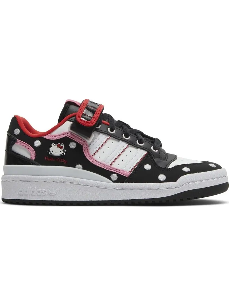 Кроссовки Adidas Hello Kitty x Wmns Forum Low 'Polka Dot' — изображение 2 из 9, черный