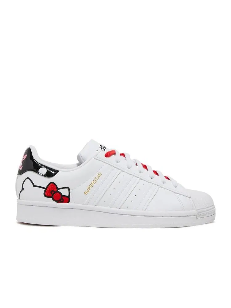 Кроссовки Adidas HELLO KITTY X WMNS SUPERSTAR 'WHITE BLISS PINK' — изображение 1 из 1, белый