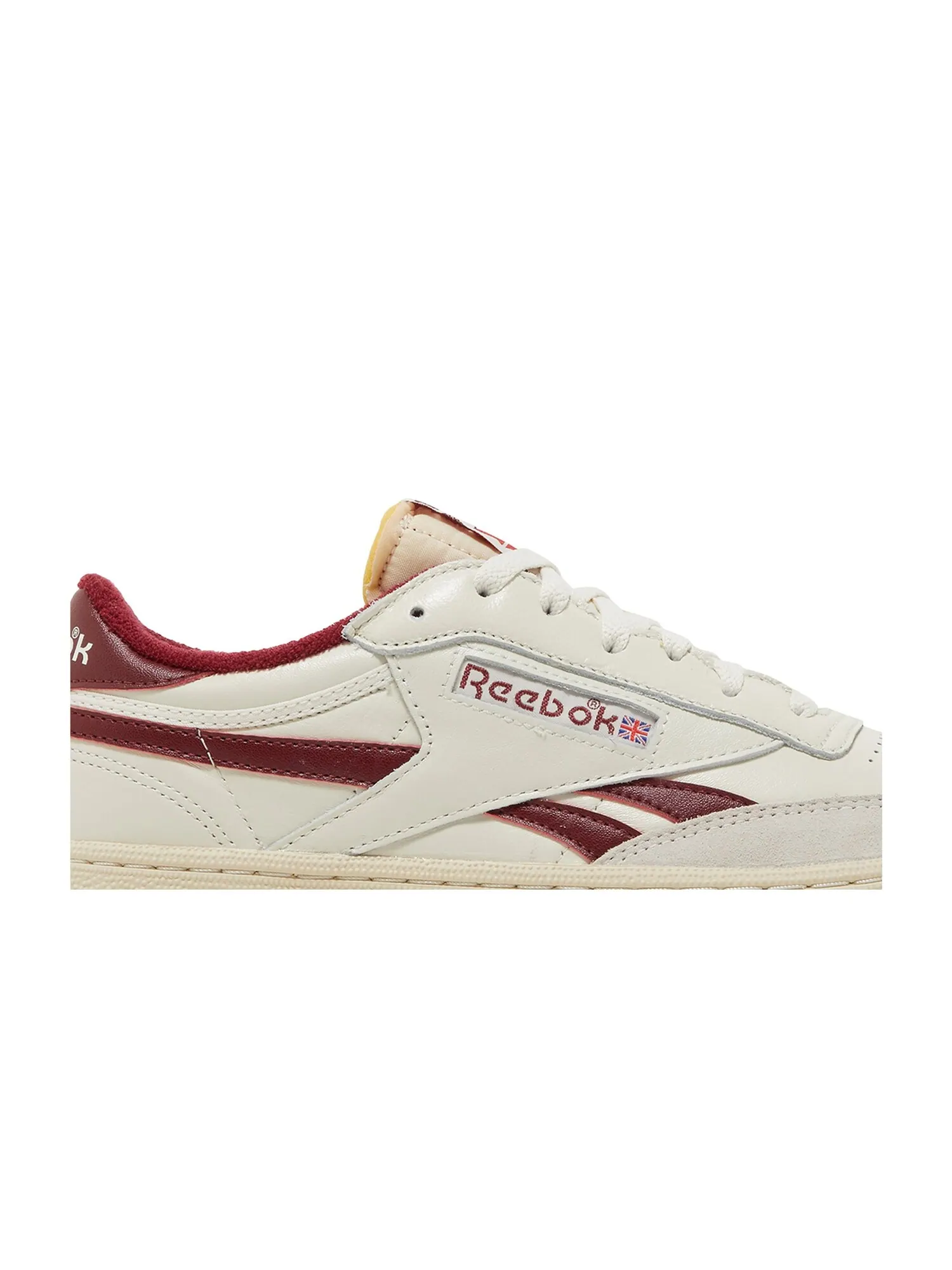 Кроссовки Reebok Club C Revenge Vintage — изображение 2 из 8, светло-бежевый/красный
