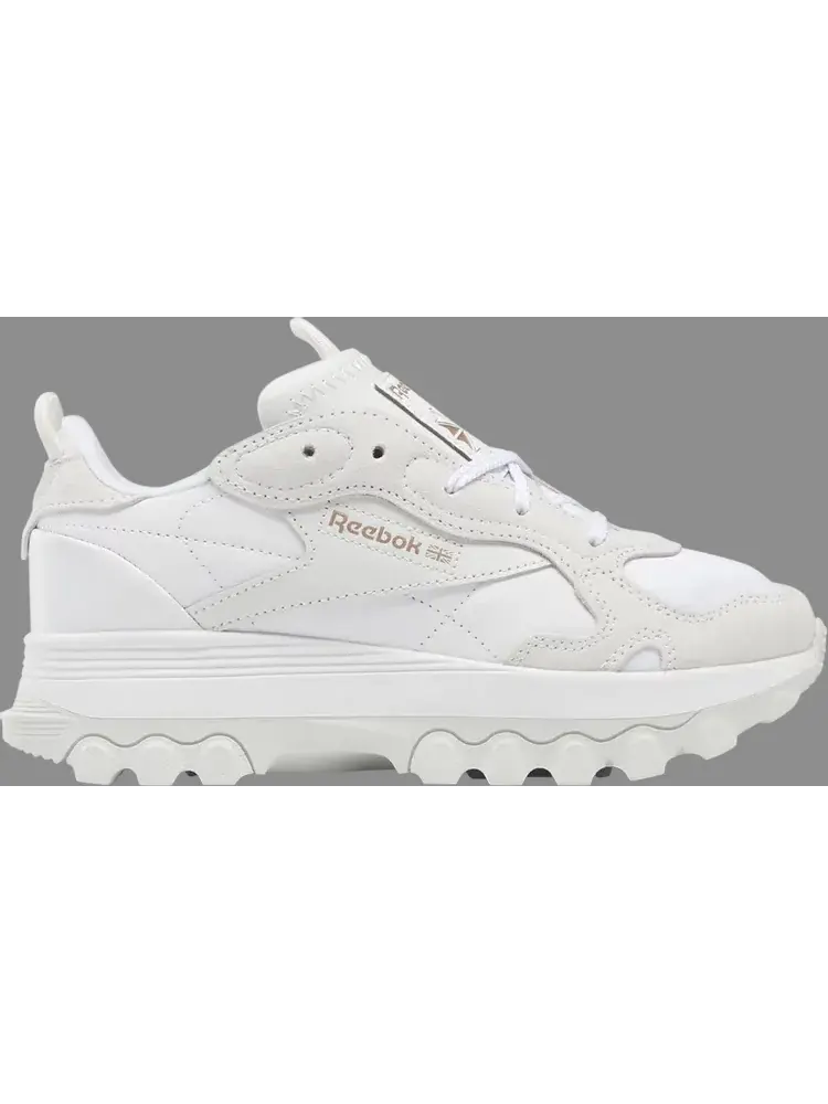 Кроссовки cardi b x classic leather big kid 'white' Reebok — изображение 1 из 1, белый
