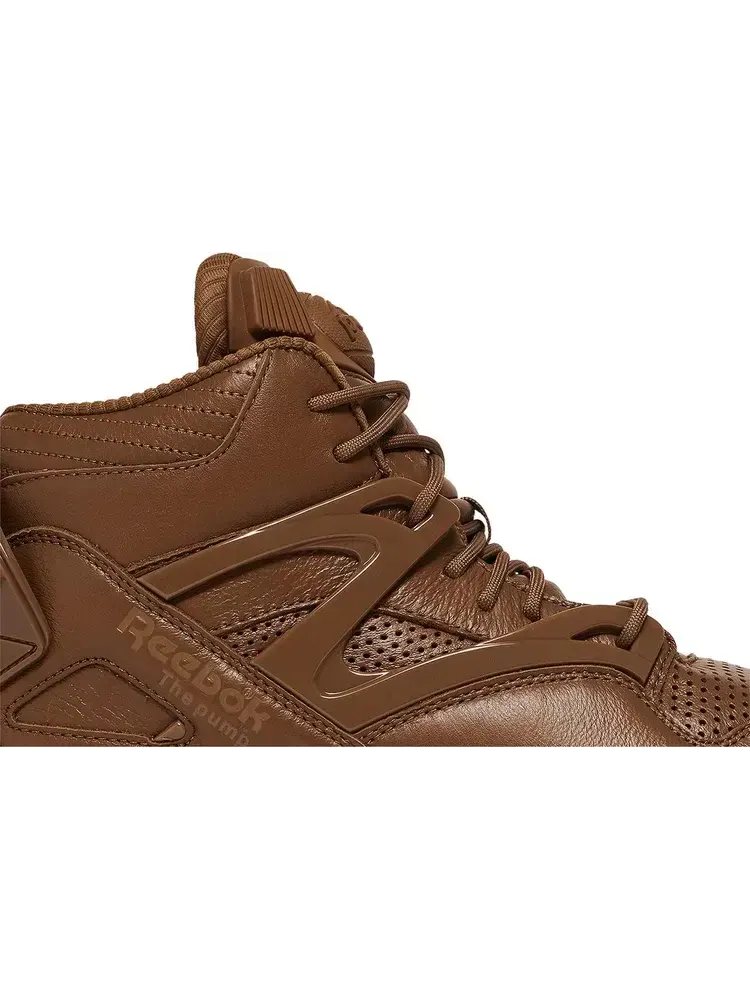Кроссовки juun j x pump omni zone 2 'wild brown' Reebok — изображение 2 из 8, коричневый