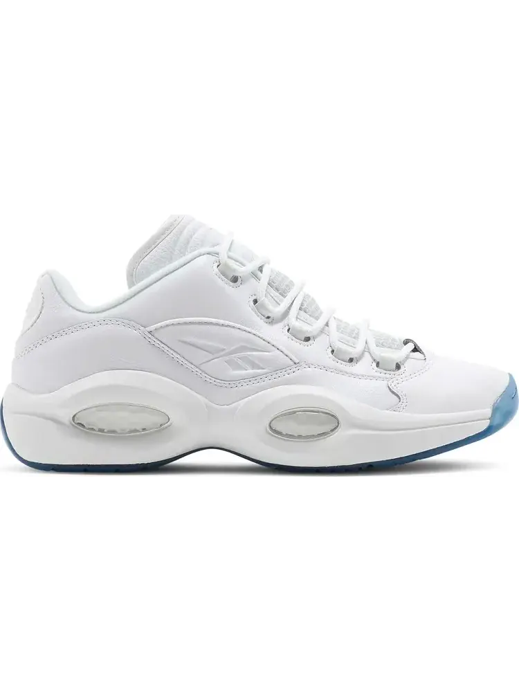 Кроссовки question low 'white clear' Reebok — изображение 1 из 8, белый