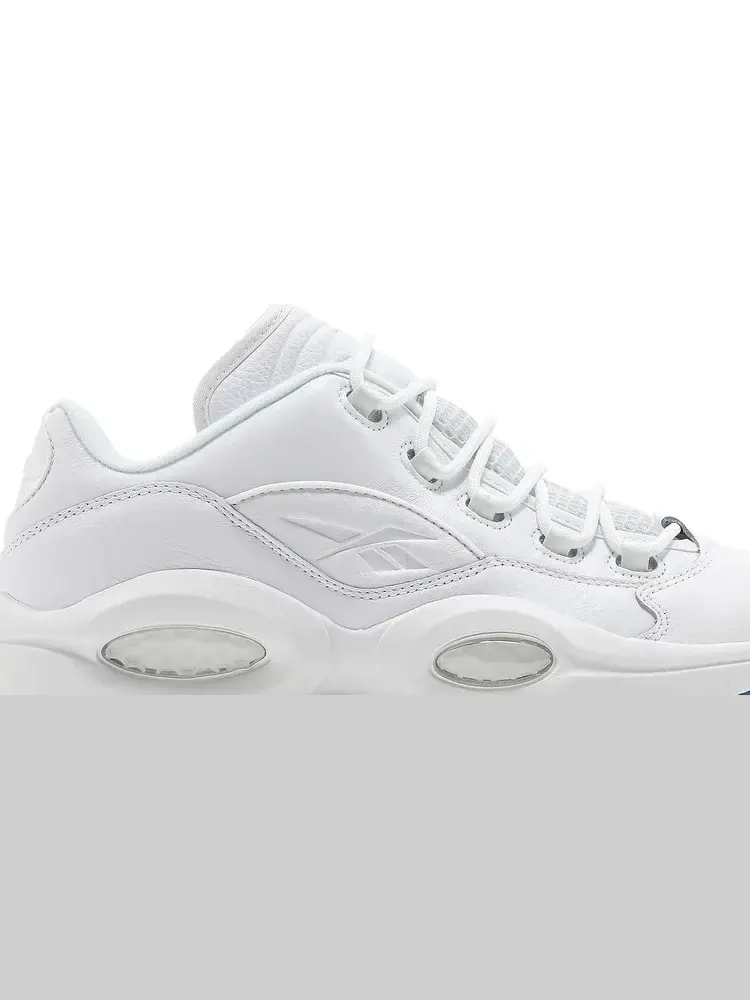 Кроссовки question low 'white clear' Reebok — изображение 2 из 8, белый