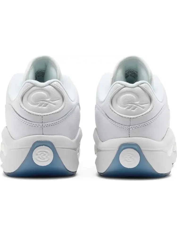 Кроссовки question low 'white clear' Reebok — изображение 6 из 8, белый