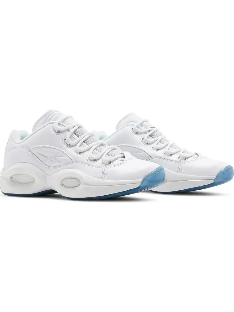 Кроссовки question low 'white clear' Reebok — изображение 8 из 8, белый