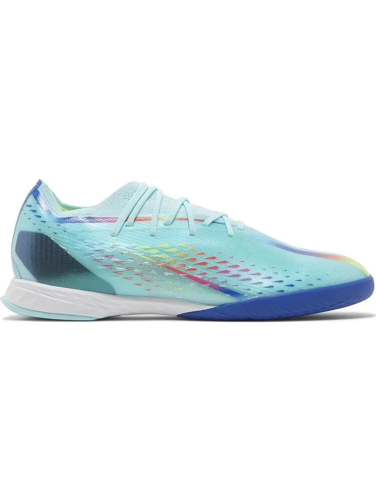 Кроссовки Adidas X Speedportal.1 IN 'Al Rihla Pack - Clear Aqua' — изображение 1 из 8, синий