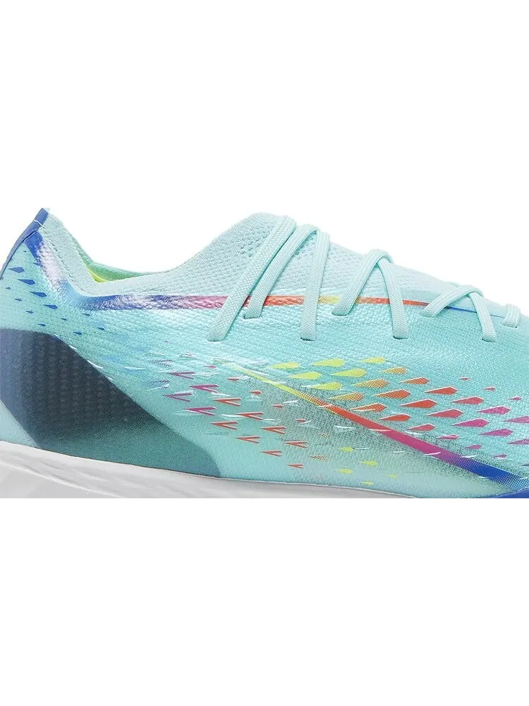 Кроссовки Adidas X Speedportal.1 IN 'Al Rihla Pack - Clear Aqua' — изображение 2 из 8, синий