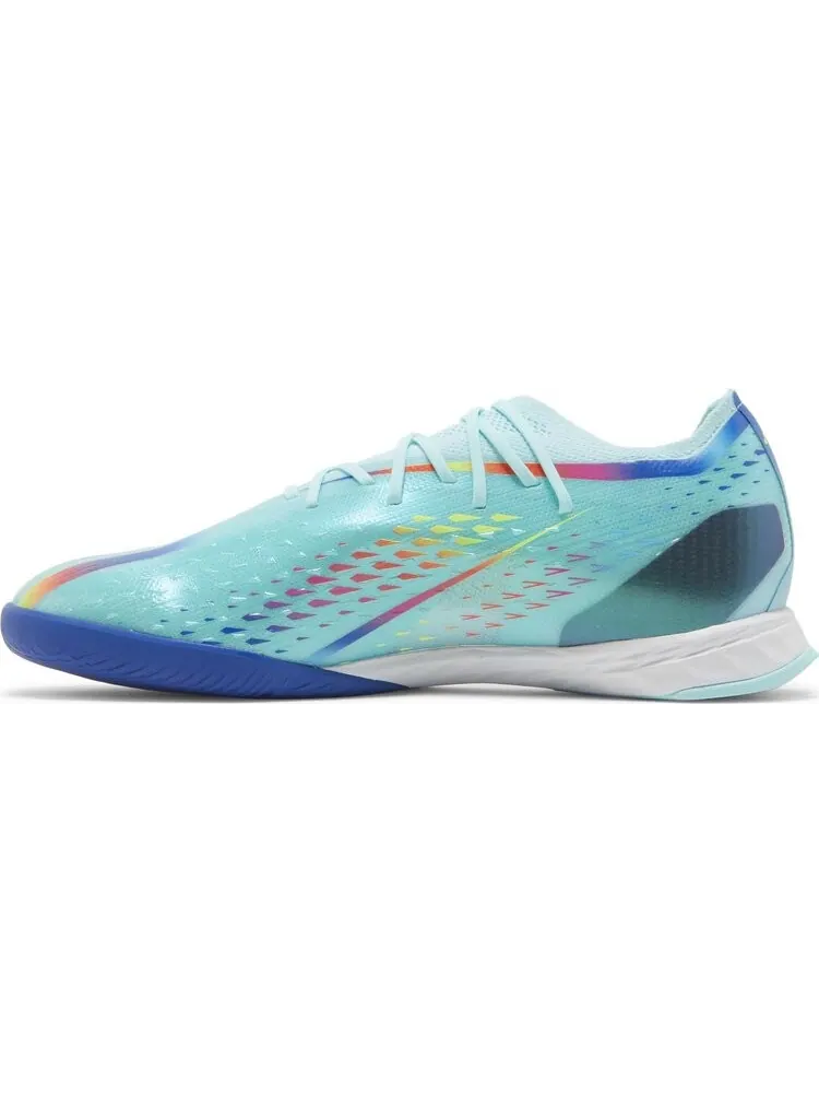 Кроссовки Adidas X Speedportal.1 IN 'Al Rihla Pack - Clear Aqua' — изображение 3 из 8, синий