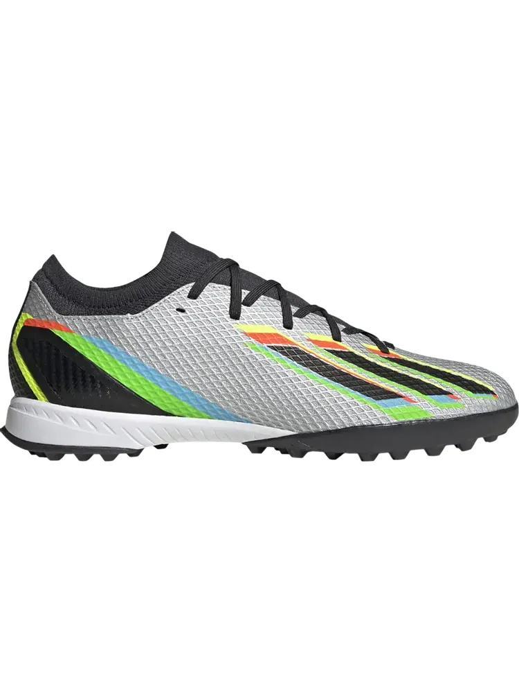 Кроссовки Adidas X Speedportal.3 TF 'Silver Metallic Black' — изображение 1 из 1, серебряный