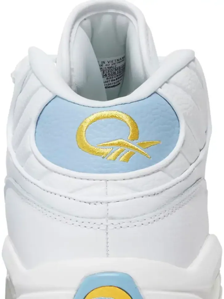 Кроссовки question mid 'on to the next' Reebok — изображение 7 из 8, белый