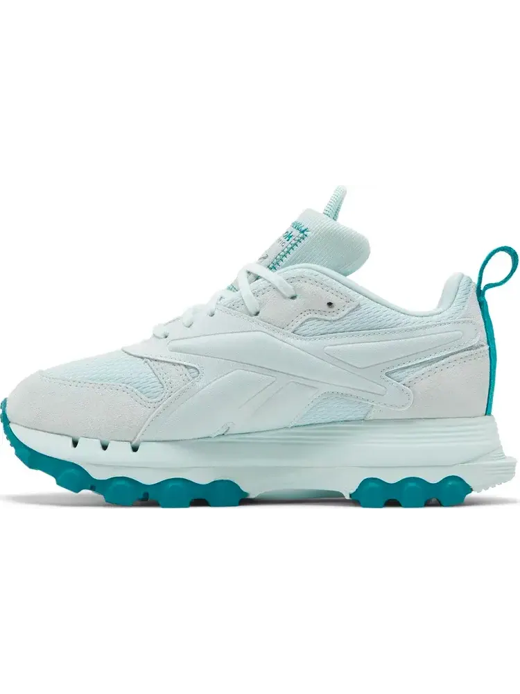 Кроссовки cardi b x wmns classic leather v2 'whisper blue' Reebok — изображение 3 из 8, синий