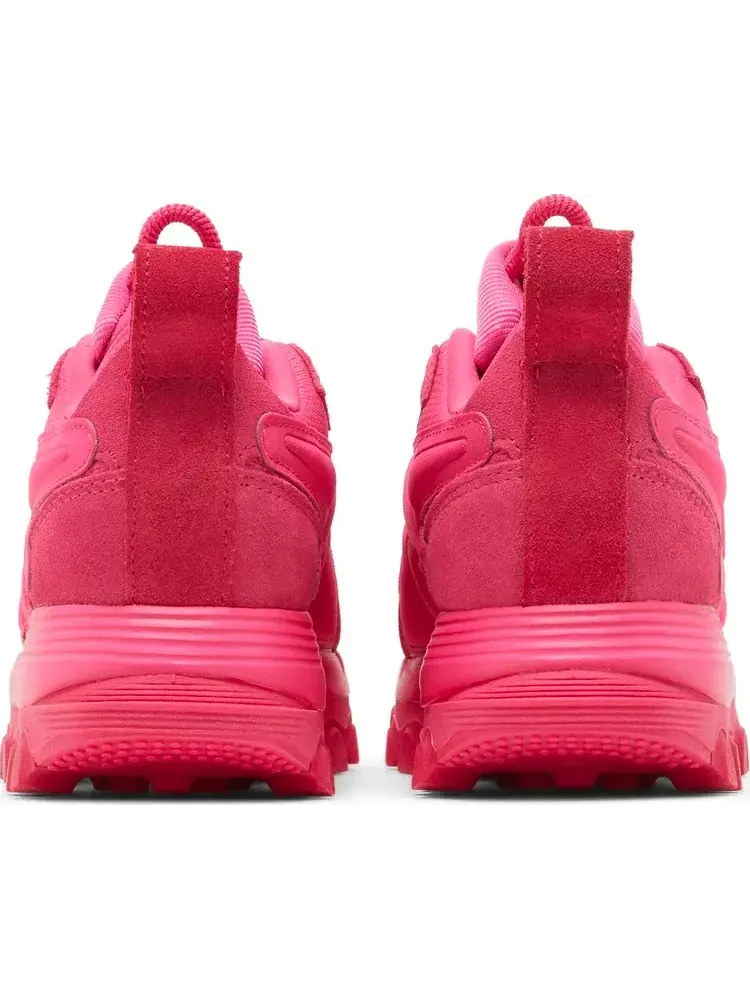 Женские кроссовки Reebok Classic Leather V2 'Pink Fusion' в стиле Cardi B — изображение 6 из 8, розовый