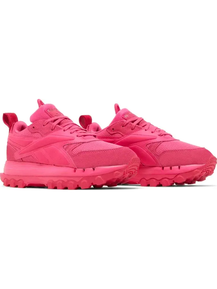 Женские кроссовки Reebok Classic Leather V2 'Pink Fusion' в стиле Cardi B — изображение 8 из 8, розовый