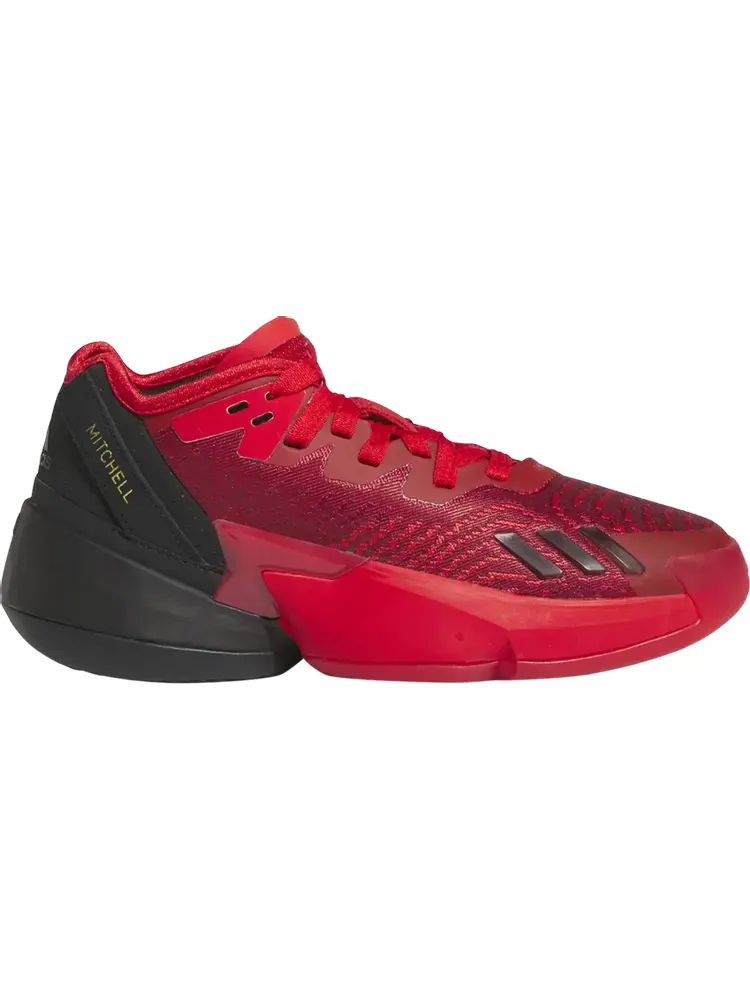 Кроссовки Adidas D.O.N. Issue #4 Big Kid 'Future of Fast' — изображение 1 из 1, красный