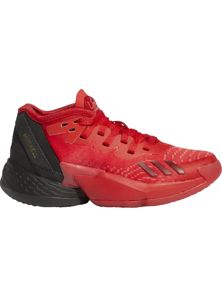 Кроссовки Adidas D.O.N. Issue #4 Little Kid 'Future of Fast' — изображение 1 из 1, красный