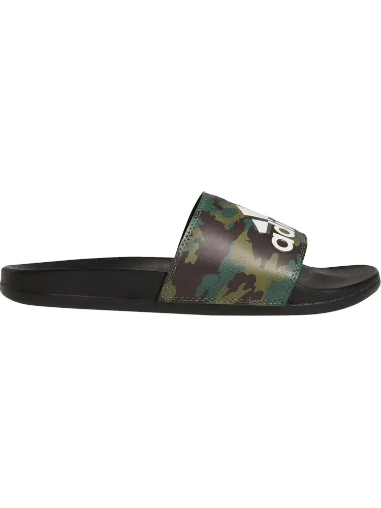 Сандалии Adidas Adilette Comfort Slide 'Black Camo' — изображение 1 из 1, черный