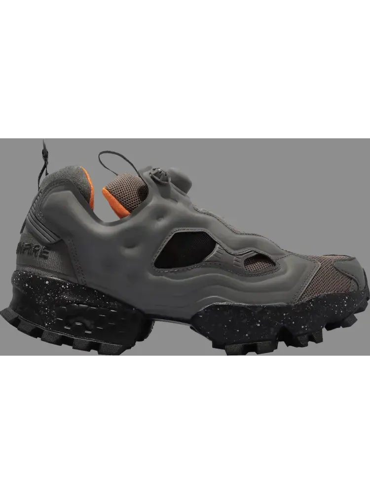 Кроссовки smg x instapump fury og 'medium grey bold orange' Reebok — изображение 1 из 1, серый