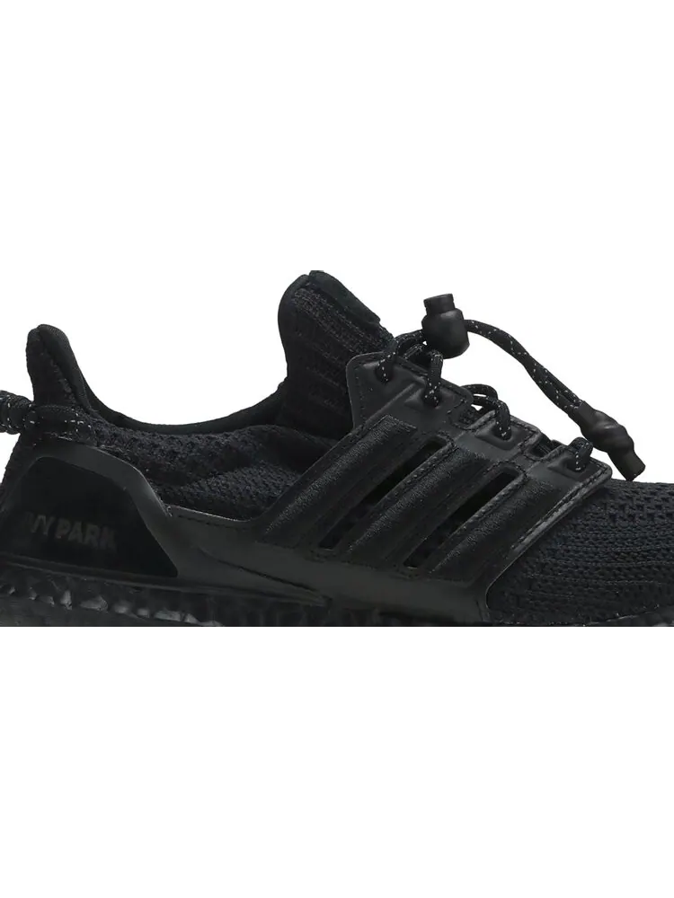 Кроссовки Adidas Ivy Park x UltraBoost 'Black Hi-Res Yellow' — изображение 2 из 9, черный