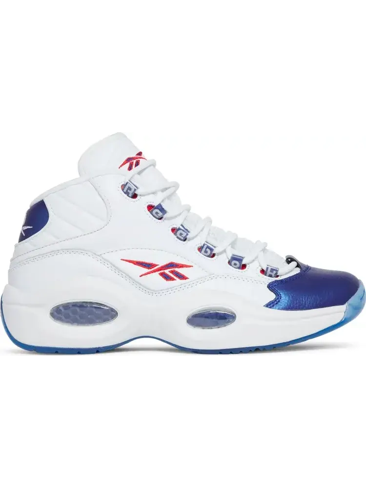 Кроссовки question mid 'blue toe' 2022 Reebok — изображение 1 из 8, белый