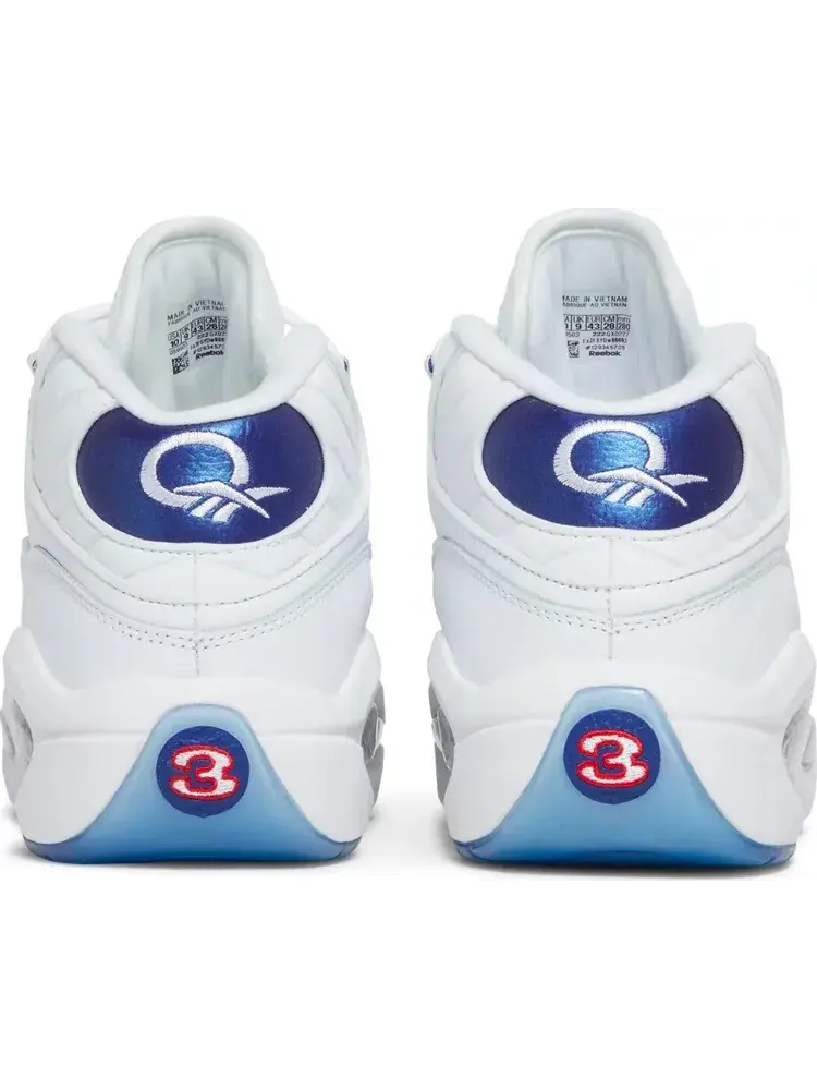 Кроссовки question mid 'blue toe' 2022 Reebok — изображение 6 из 8, белый