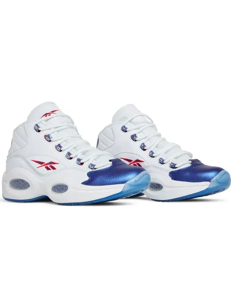 Кроссовки question mid 'blue toe' 2022 Reebok — изображение 8 из 8, белый