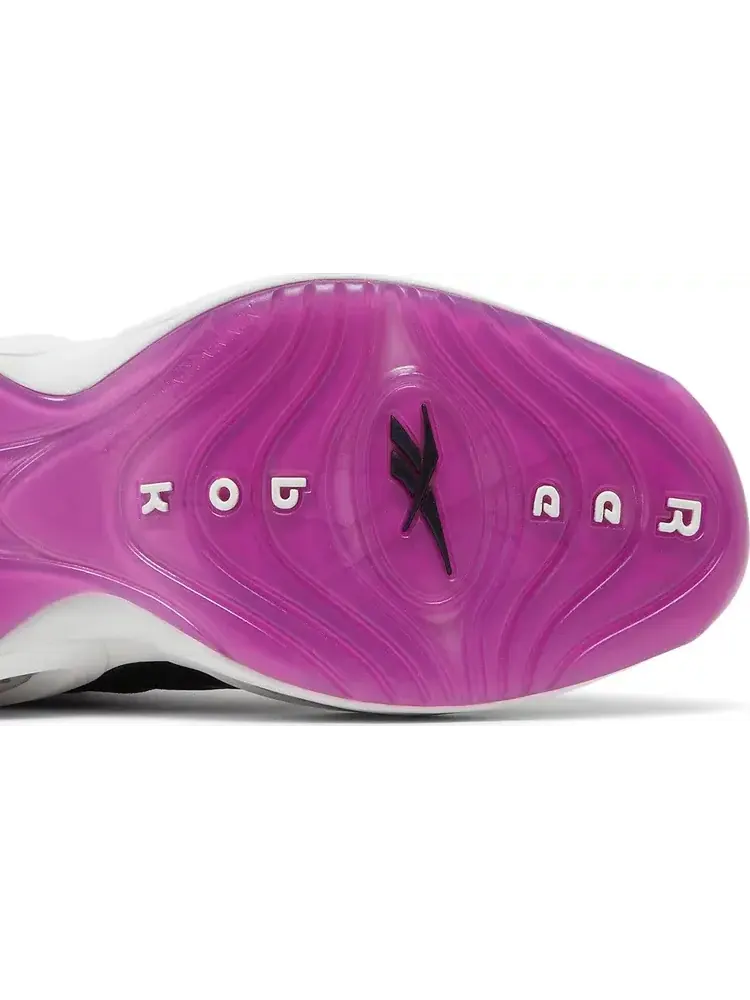 Кроссовки question mid 'black aubergine' Reebok — изображение 5 из 8, черный