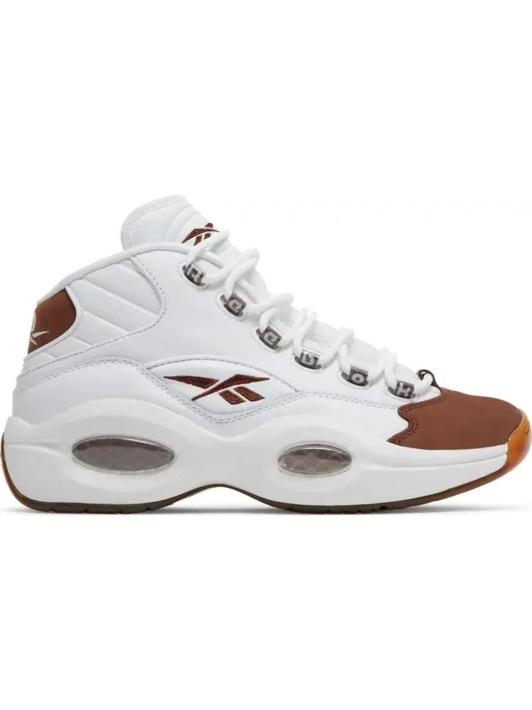 Кроссовки question mid 'mocha toe' Reebok — изображение 1 из 8, белый