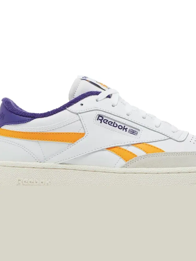 Кроссовки club c revenge 'white bold purple' Reebok — изображение 2 из 8, белый