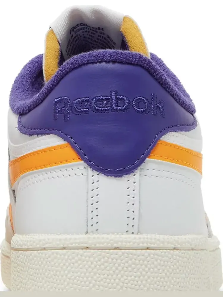 Кроссовки club c revenge 'white bold purple' Reebok — изображение 7 из 8, белый