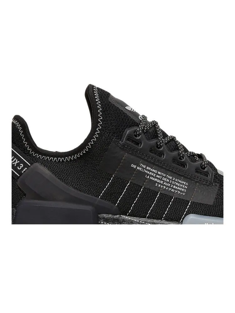 Кроссовки adidas NMD_R1 V2 'Black White' — изображение 3 из 9, черный/белый/серый