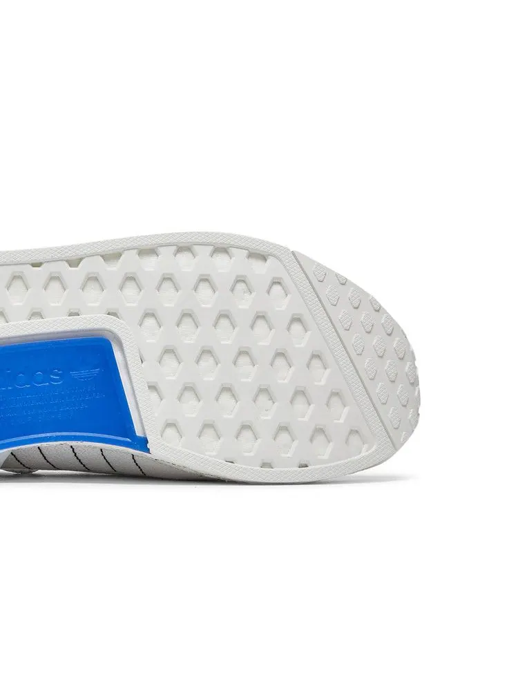 Кроссовки adidas NMD_R1 V2 'White Bold Blue' — изображение 6 из 9, белый/черный/синий