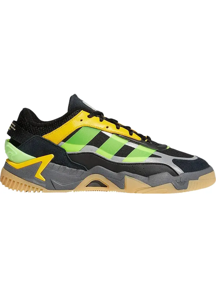Кроссовки Adidas Niteball 2 'Black Signal Green' — изображение 1 из 1, зеленый