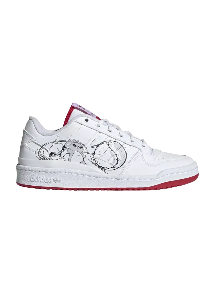 Кроссовки adidas Disney Pixar x Forum Low 'Lotso & Friends' — изображение 1 из 1, белый/белый